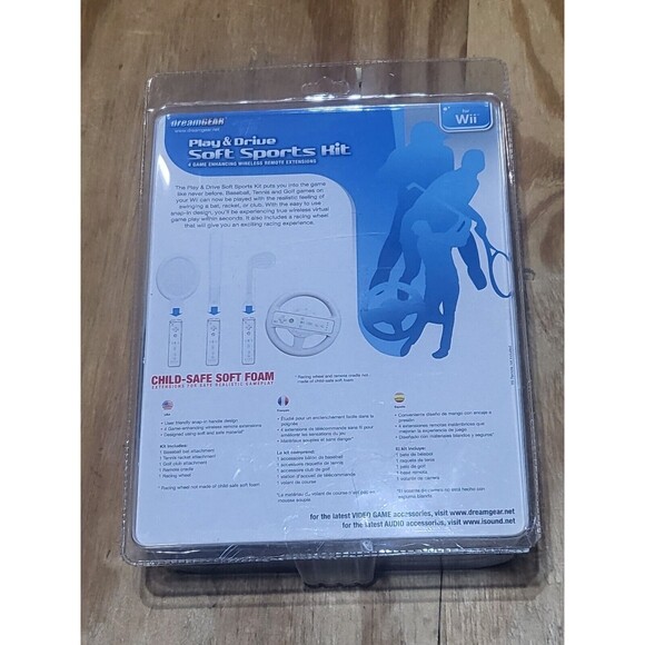Play  & Drive Soft Sports Hit  for Wii Features Racing Tennis Baseball Golf - Picture 3 of 5